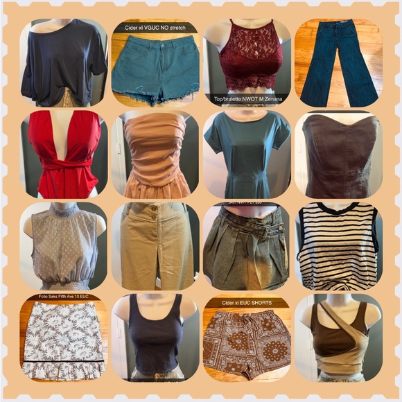 MYSTERY BOX - 2x 16w Plus Size Tops Pants Shorts Dress Swimsuit Blouse Shoes 10 - Picture 9 of 15